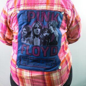 Pink Floyd Reworked Flannel Shirt